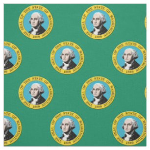 Tecido Padrão de Sinalizador do Estado de Washington