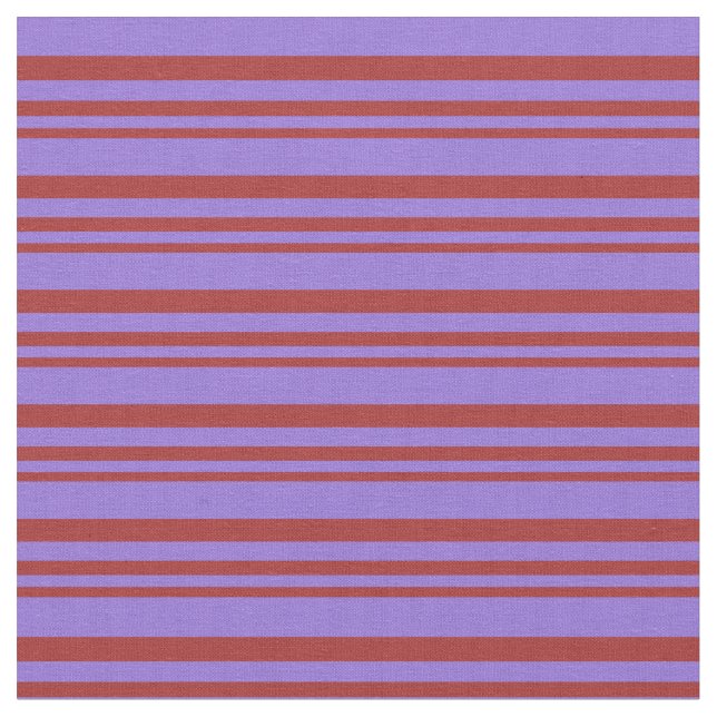 Tecido Padrão de Striped/Links castanhos e roxos (Detalhe)