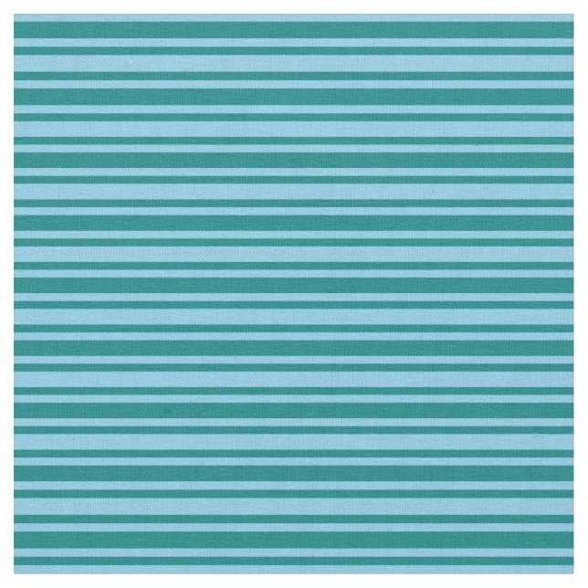 Tecido Padrão de Stripes Azuis do Teal e do Céu (Detalhe)