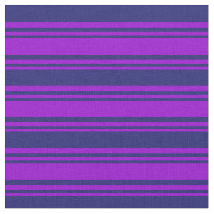 Tecido Padrão de Stripes Azul e Violeta Escura