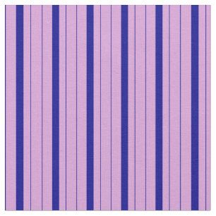 Tecido Padrão de Stripes Azul Escuro e de ameixa