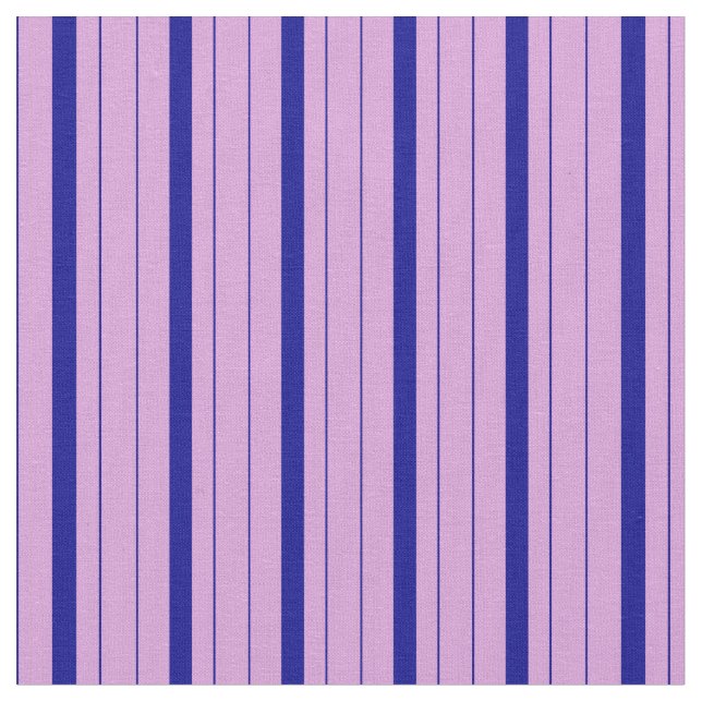 Tecido Padrão de Stripes Azul Escuro e de ameixa (Detalhe)