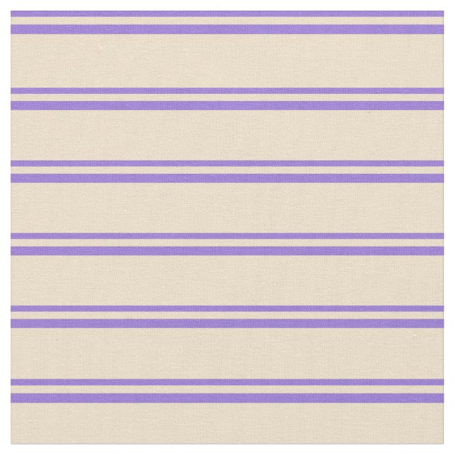 Tecido Padrão de Stripes Coloridas Roxo e Tan (Detalhe)