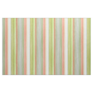 Tecido Padrão de Stripes de Aquarela do Verde limão Ver