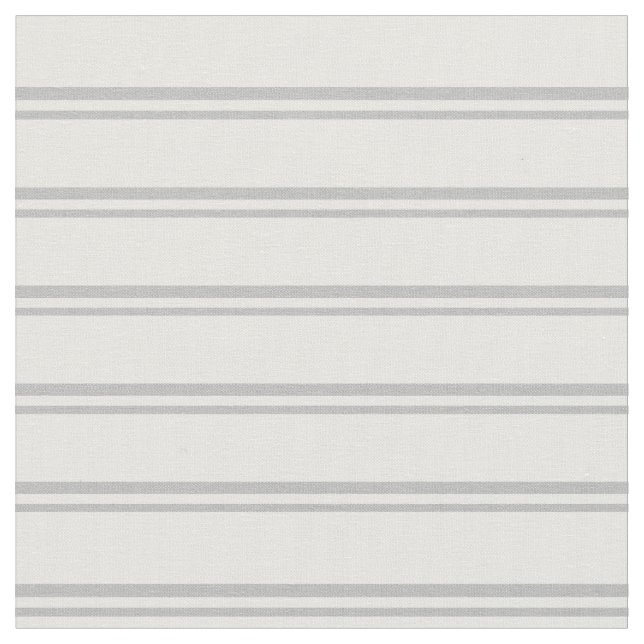 Tecido Padrão de Stripes de cinza e Creme de Casa (Detalhe)