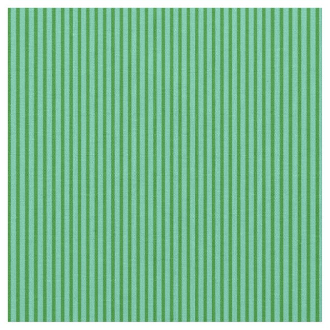 Tecido Padrão de Stripes de Floresta Verde e Aquamarina (Detalhe)