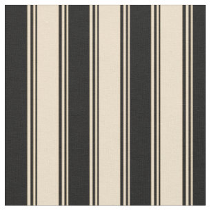 Tecido Padrão de Tan e Black Striped/Links