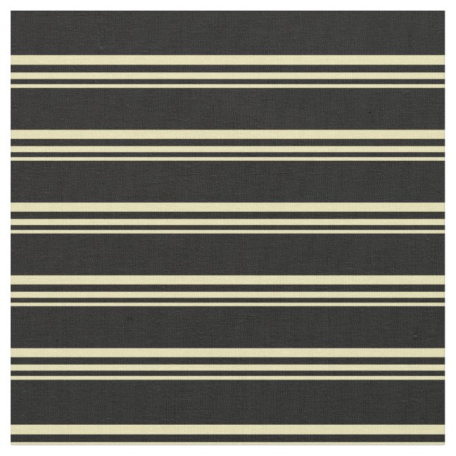 Tecido Padrão de Tan e Black Stripes (Detalhe)