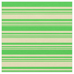 Tecido Padrão de Tan e Verde limão/Stripes