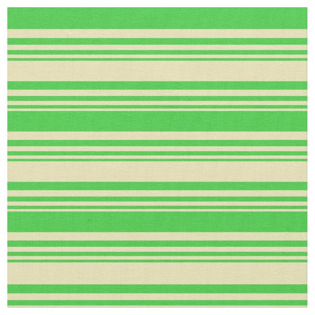 Tecido Padrão de Tan e Verde limão/Stripes (Detalhe)