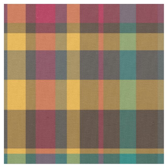 Tecido padrão de tartan de xadrez (Detalhe)