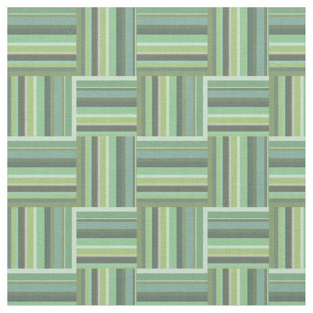 Tecido Padrão de tecelagem de listras verdes-oliva (Detalhe)
