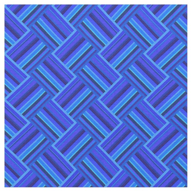 Tecido Padrão de tecelagem diagonal de faixas azuis (Detalhe)