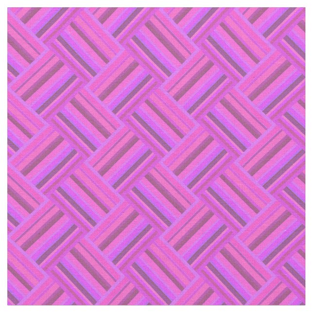 Tecido Padrão de tecelagem diagonal de tiras cor-de-rosa (Detalhe)
