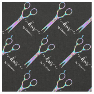 Tecido padrão de tesoura colorida