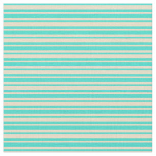 Tecido Padrão de Tom e Turquesa Striped/Links
