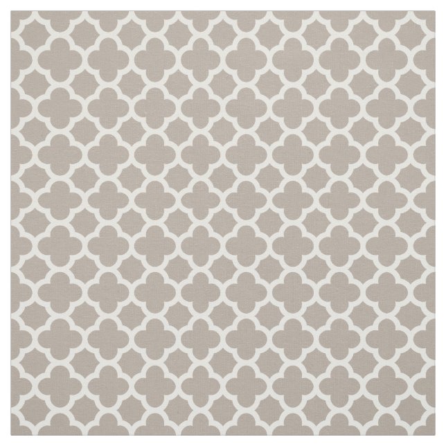 Tecido Padrão de Trellis de Cinza de bege chic (Modelo)