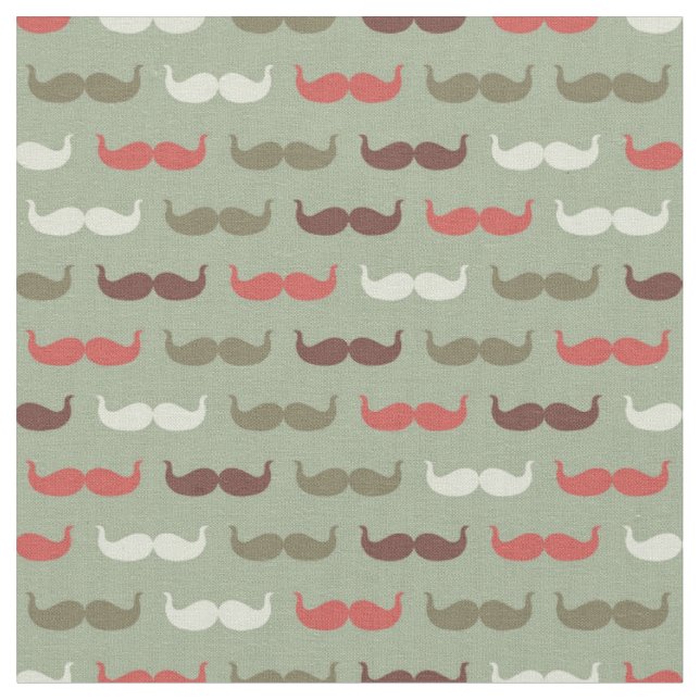 Tecido Padrão de vinheta com bigode (Detalhe)