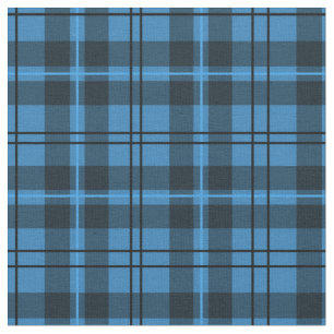 Tecido Padrão de Xadrez azul e preto