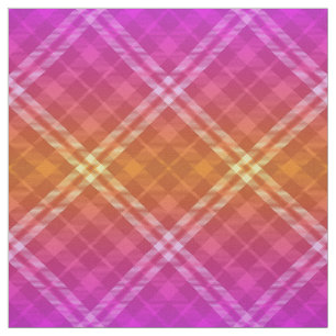 Tecido Padrão de Xadrez Brilhante dos anos 90 Manteiga C