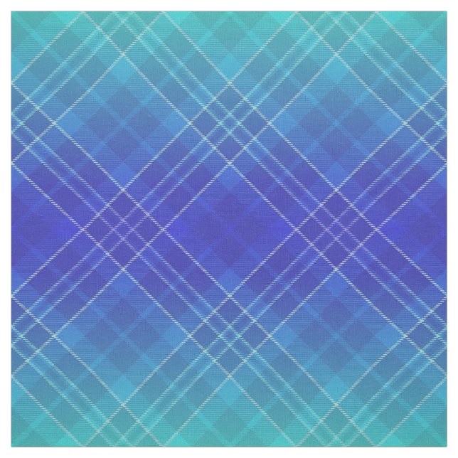 Tecido Padrão de Xadrez Brilhante dos anos 90 - Sopro Azu (Modelo)