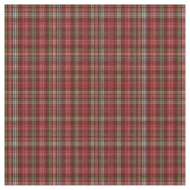 Tecido Padrão de Xadrez Clan Ogilvy Tartan (Detalhe)