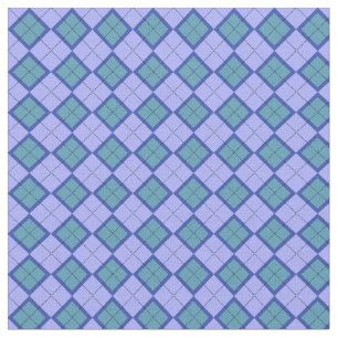 Tecido Padrão de Xadrez de diamante roxo e verde