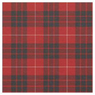 Tecido Padrão de Xadrez do Munro Clan Scottish Tartan