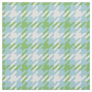 Tecido Padrão de xadrez do som da turquesa verde