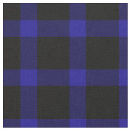 Tecido Padrão de Xadrez do Tartan azul e preto