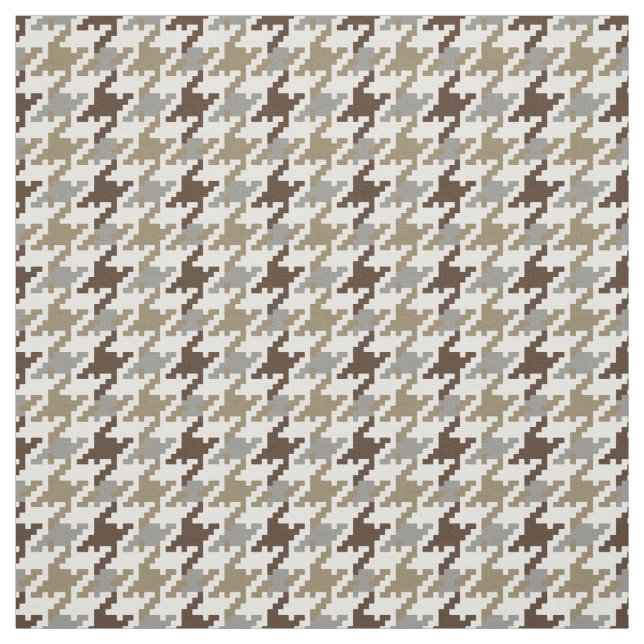 Tecido Padrão de xadrez houndstooth neutro de moda de ten (Modelo)