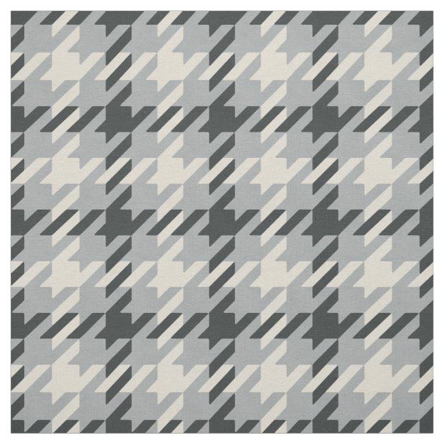 Tecido Padrão de xadrez houndstooth neutro de moda de ten (Modelo)