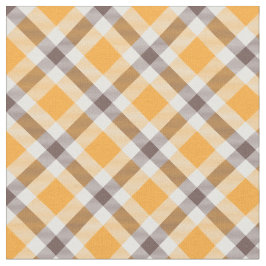 Tecido Padrão de Xadrez Laranja Moderno