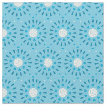 Padrão do caleidoscópio de Volleybolas Azuis