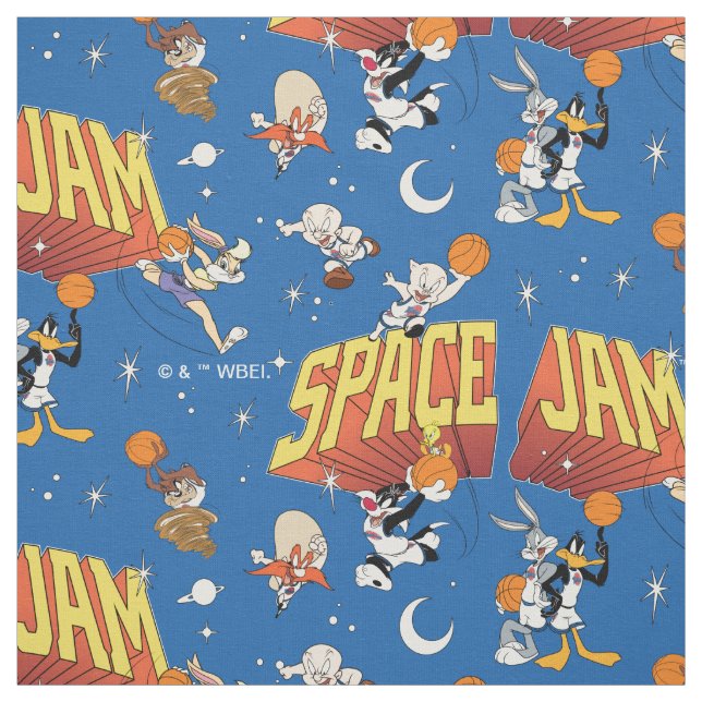 Tecido Padrão do Espaço Exterior SPACE JAM™ TUNE SQUAD™ (Modelo)