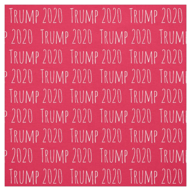 Tecido Padrão do Font Donald Trump 2020 (Modelo)