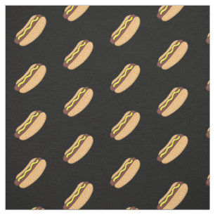 Tecido Padrão do Hotdog