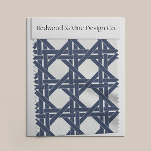 Tecido Padrão do marinho e Verão Branco Rattan Basketweav