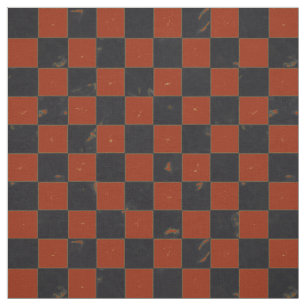 Tecido Padrão do Quadro de Verificação do Grunge Verme