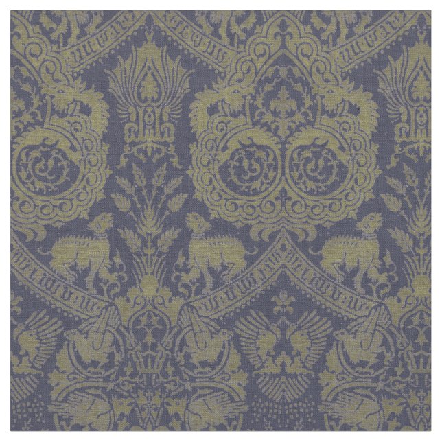 Tecido Padrão do século 13 medieval (Detalhe)