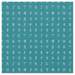 Tecido Padrão do Símbolo Norse Rune