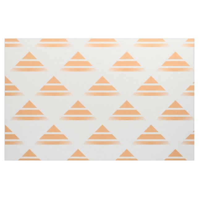 Tecido Padrão do Triângulo Geográfico Branco Laran (Fat Quarter)
