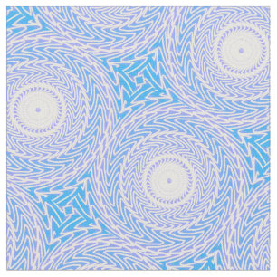 Tecido Padrão dos círculos azuis do céu