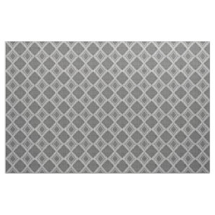 Tecido Padrão dos quadrados da Cinza Faux Batik Linen da