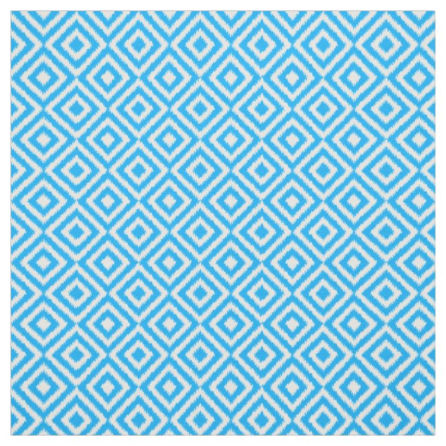 Tecido Padrão dos quadrados do Diamond Azure Azure Blue I (Modelo)