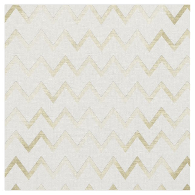 Tecido Padrão Dourado Chevron Dusky Faux Green-Faux (Detalhe)