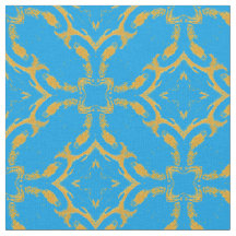 Padrão Dourado do Filigre e Turquesa