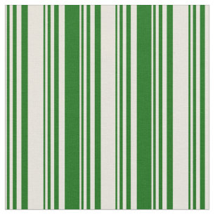 Tecido Padrão entre linhas/faixas verdes beges e escuras
