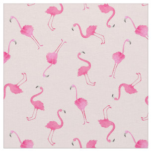 Tecido Padrão Flamingo