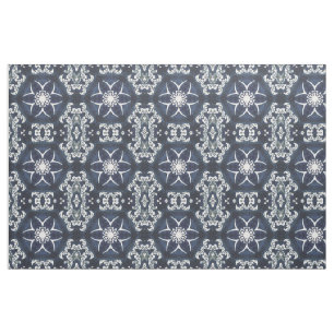 Tecido Padrão Floral Azul do Delfts Holandês Antigo Ele